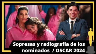 Sorpresas y detalles de los nominados al Oscar 2024  Carlos Andrés Mendiola [upl. by Ahtabat546]