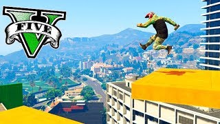 EL MEJOR PARKOUR DE LA HISTORIA  GTA V ONLINE Makigames [upl. by Raynold]