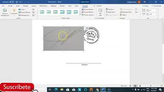 Insertar Firma y sello Digital y en Word 2021 [upl. by Deer439]