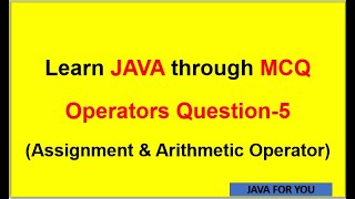 Java Assignment and arithmetic operators in tamiljava for beginners in tamilcore java in tamil [upl. by Reinald]