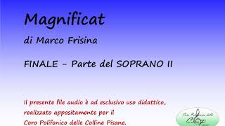 Magnificat Marco Frisina  Finale SOPRANO II [upl. by Sebastiano375]