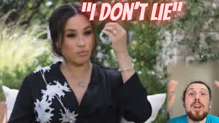 Reacting Meghan Markle OPRAH BS Story meghanmarkle [upl. by Ennaitak639]