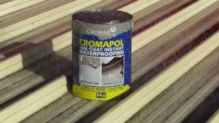 Cromapol Instant waterproofing for roof repairs [upl. by Suelo]