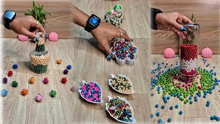 Satisfying Reverse Beads ASMR ♥️♥️♥️ 27 reverse asmr satisfying [upl. by Darnell863]