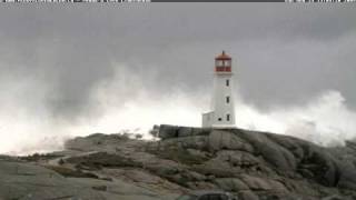 Peggys Cove  Hurricane Bill  Huge Waves Part 4 [upl. by Atteuqram]