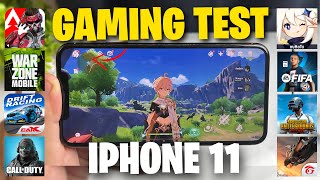 IPhone 11  Prueba en Juegos 2024 GAMING TEST [upl. by Schonthal868]