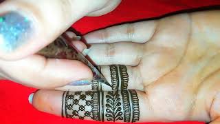 Finger mehndi designhenna Mehandi designs for front hand [upl. by Damiano985]