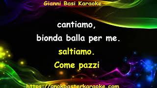 Francesco DAleo Ft Daniele De Martino  Bella Bionda Karaoke [upl. by Coulter]