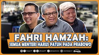 FULL Fahri Hamzah Prabowo Dilantik Tidak Ada lagi Istilah Koalisi  LANTURAN 72 [upl. by Aleekat]