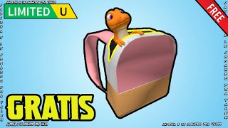 Mochila TRex Laranja Limited UGC GRÁTIS NO ROBLOX FREE LIMITED [upl. by Nairam862]