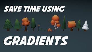 Timesavers 01  Save time texturing using Gradients [upl. by Anaeda289]