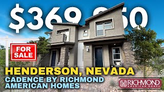 New Townhomes for Sale  Cadence by Richmond American Homes  Henderson NV [upl. by Dranal]