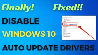 Stop Automatic Driver Updates on Windows 10  How to Disable Drivers Update in Windows 10 [upl. by Kaile]