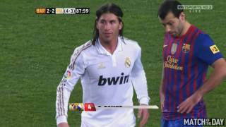 5 Red Cards vs One Club  Sergio Ramos [upl. by Irrac]