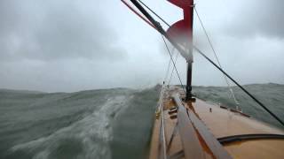 Kayak Sailing Kelleys Island Lake Erie with Falcon Sails [upl. by Esya]