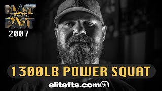 Jim Wendler 1300lb Power Squat  eliteftscom [upl. by Naillik761]