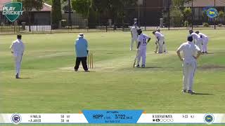 Ben Soeradinata match 10for vs Hoppers Crossing VSDCA North West 2nd XI Round 14 [upl. by Eberhart]