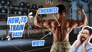 How to Train Back WIDTH vs THICKNESS Close vs Wide Grip Rows or Pullups [upl. by Isej]