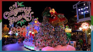 A Christmas Fantasy Parade  Disneyland 2023 [upl. by Ecyal]