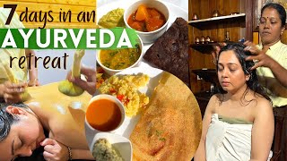 AYURVEDA experience for 7 days  Ayurvedic Treatment Massage ampFood in Indus Valley Ayurvedic Centre [upl. by Romie259]