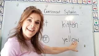 SYLLABLE RULES Double Consonant Syllable Rule [upl. by Alikee744]