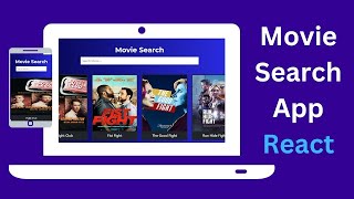 Build Your Own Movie Search App in React JS Beginner Project [upl. by Ahsyla]