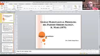 Crítica del Programa de Gotha de Marx glosa 1 [upl. by Schwerin]