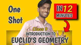 Introduction To Euclids Geometry  Class 9 Maths  One Shot 🔥 [upl. by Ynafetse]