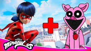 MIRACULOUS LADYBUG CHARACTERS AS MONSTER PIGGY [upl. by Sheaff]