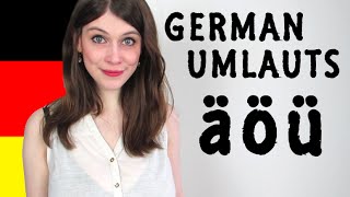 GERMAN UMLAUTS for Dummies  How To Pronounce Ä Ö Ü [upl. by Yssenhguahs666]