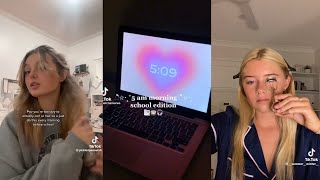 5 AM school morning routine 🌥️  TikTok Compilation ✨🧁CUPCAKES IN BIO🧁 [upl. by Alix]