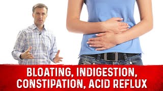 Bloating  Indigestion  Constipation  Acid Reflux – Dr Berg [upl. by Concordia]