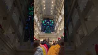 Wanamaker organ Macy’s Christmas light show finale part 1 [upl. by Elleval665]