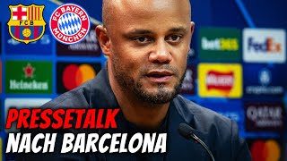 Pressetalk nach FC Barcelona  FC Bayern 41  Champions League [upl. by Elletnahc]