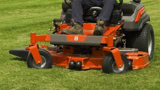 How to Use amp Operate a Commercial Zero Turn Gas Lawn Mower  Husqvarna [upl. by Atniuqal13]