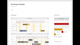 Booking Calendar Legacy Version  Inserting into page of your website [upl. by Apicella]