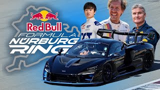 Fahrt im McLaren Senna mit Vettel Tsunoda und Coulthard auf der Nordschleife [upl. by Hussein]