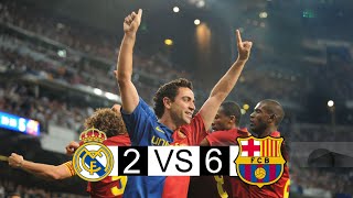 Real Madrid vs Barcelona  26  extended highlights and Goals  UCL 200809 [upl. by Calvert]