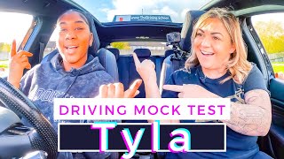 Mock Driving Test with POLICEWOMAN Tyla [upl. by Nina]