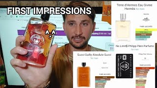 Gucci Guilty Absolute  Phillip Plein No Limits  Insurrection Wild 2 First Impressions  Eau Givree [upl. by Eednac]