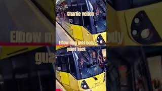 Charlie veitch body guard gets hit with wet sign elbow Man gets revenge [upl. by Ehlke653]