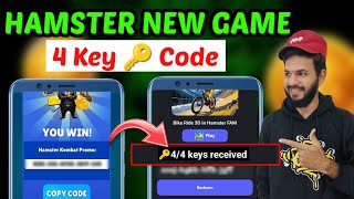 Hamaster Kombat New game 4 key 🔑  Hamster kombat promocode key 🔑  Hamster kombat promo redeem code [upl. by Kuehn481]