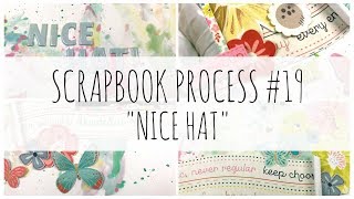 SCRAPBOOK PROCESS  19  Nice Hat  Paige Evans Turn the Page [upl. by Flagler]