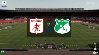 AMÉRICA vs CALI  LIGA BetPlay  EA Sports  PSD1EZ [upl. by Neraa118]