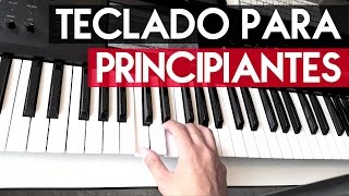 Clases de Teclado para Principiantes  Tutorial de Teclado Gratis  Como Tocar Teclado [upl. by Tallie]