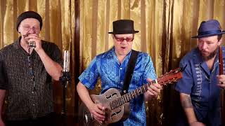 Slide Guitar with Washtub Bass and Harmonica Joe Filisko amp Eric Noden with Rodrigo Mantovani [upl. by Seerdi]