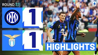 INTERLAZIO 11  HIGHLIGHTS  Dumfries avoids defeat before Scudetto celebrations  Serie A 202324 [upl. by Netloc]