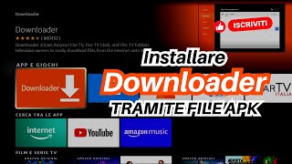 Scaricare e installare DOWNLOADER via wireless sulla FIRESTICK [upl. by Teage]