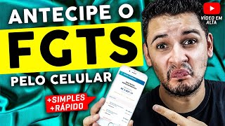 🟢 Como Antecipar o FGTS pelo Celular Passo a Passo da Antecipação do Saque Aniversário do FGTS [upl. by Buffum472]