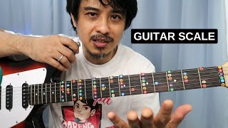 Major scales on guitar amp its relation to minor scale  Comprehensive lessons guitar theory beginners [upl. by Aicittel132]